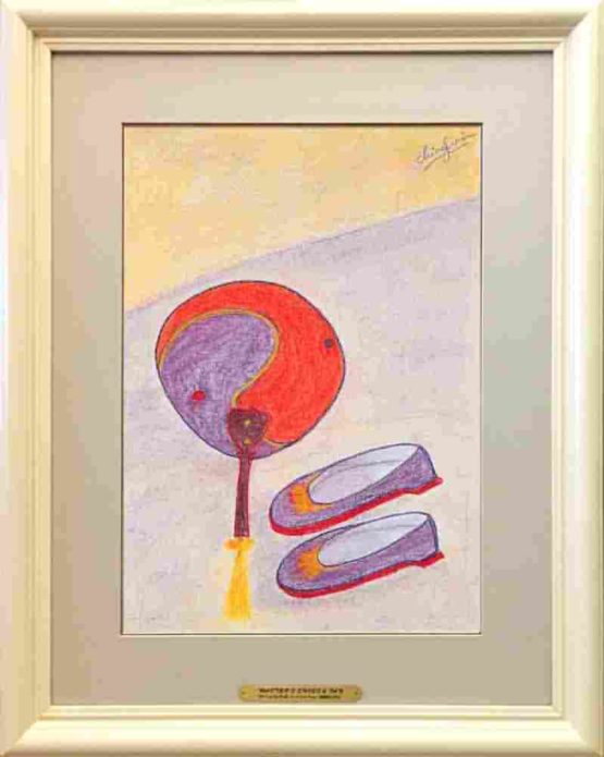 Master's Shoes And Fan