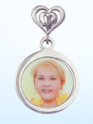 Small Round Pendant - Silver