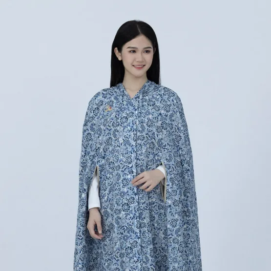 Women's Cloak (Blue Pattern)