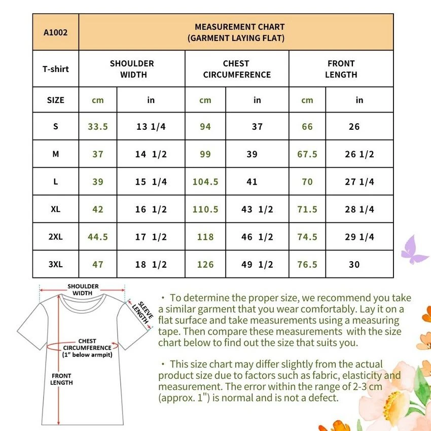 Size Table