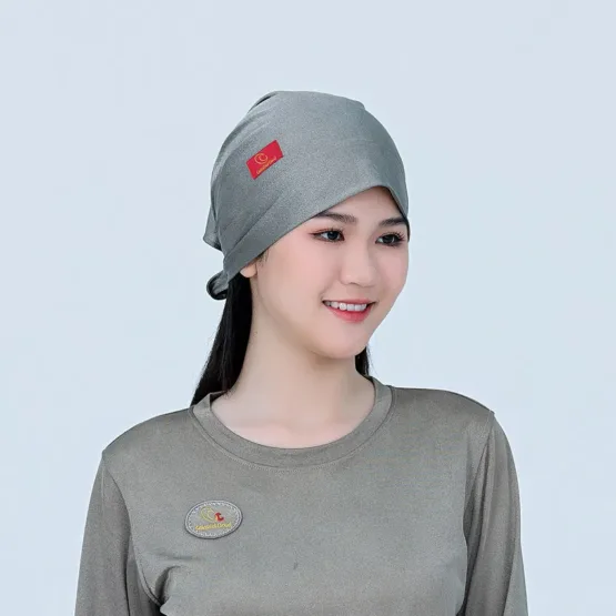 Small Turban (silver gray)
