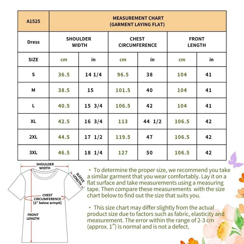 Size Table