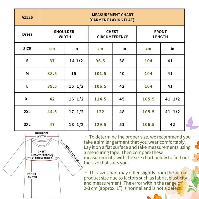 Size Table