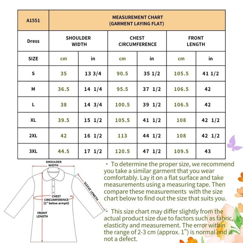 Size Table