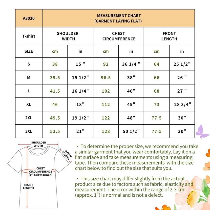 Size Table