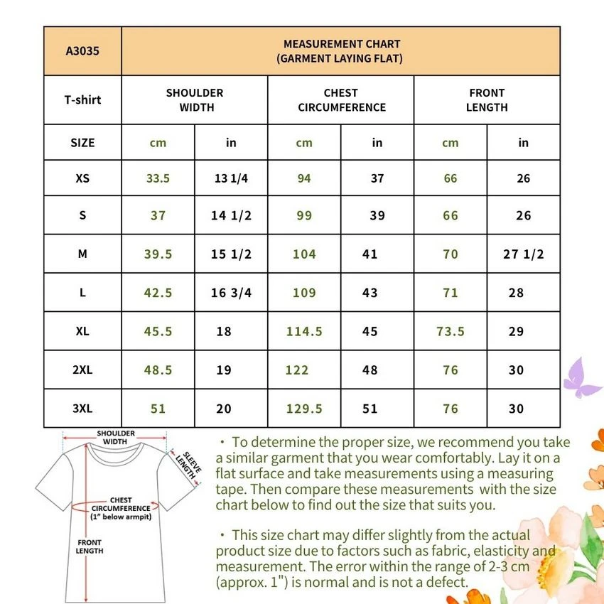 Size Table